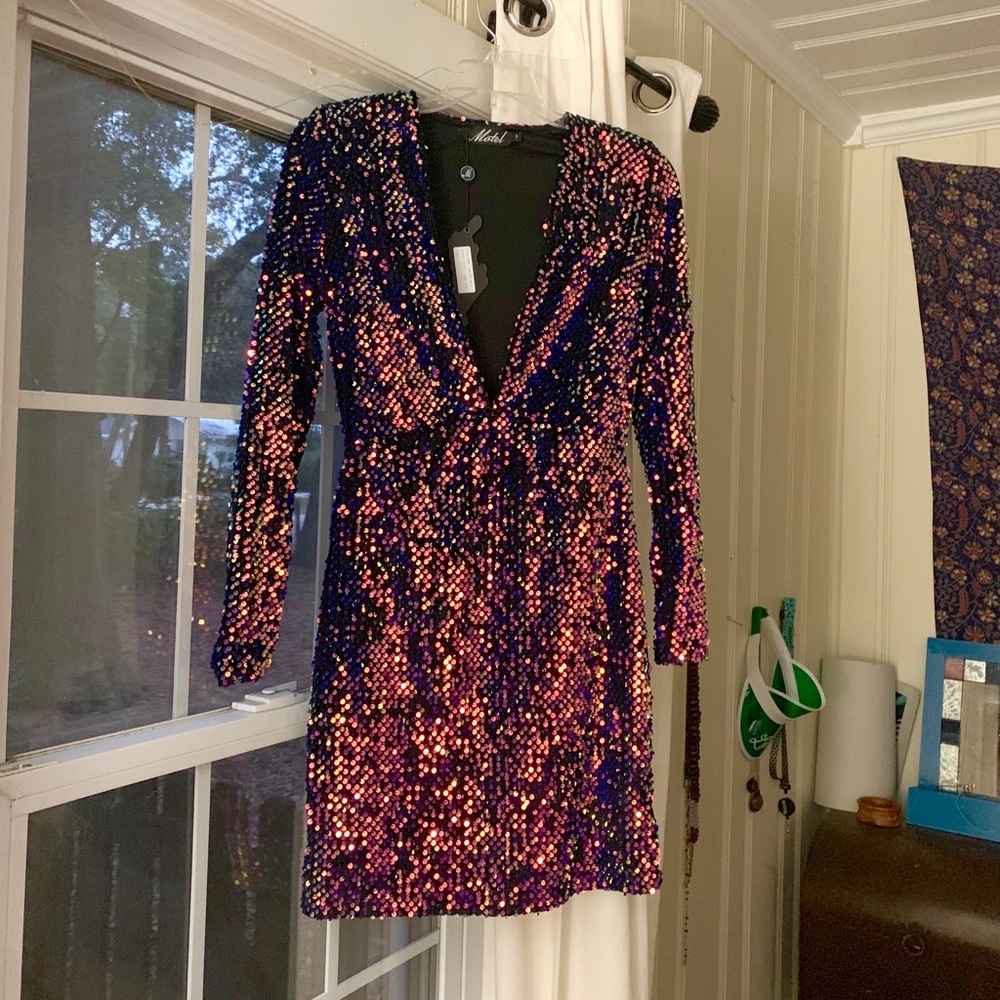 Dolls Kill Sequin Cocktail/Mini Dress